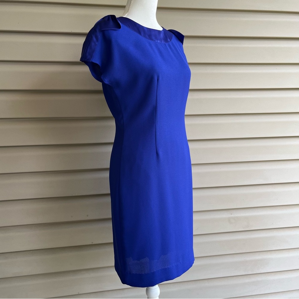 •Allison Smith• Vintage Royal Blue Event Dress - Size 6P - Picture 5 of 9